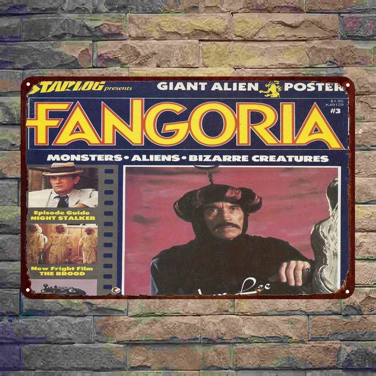 Vintage Collectible Tins - Vintage tabliczka metalowa z okładką magazynu