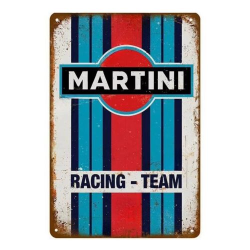 Vintage Collectible Tins - Tabliczka Blaszana Martini Racing Team Vintage