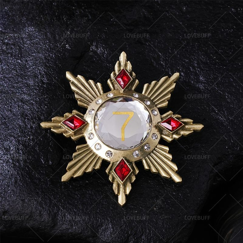 Collectible Vintage Brooches - Złota broszka w kształcie gwiazdy z