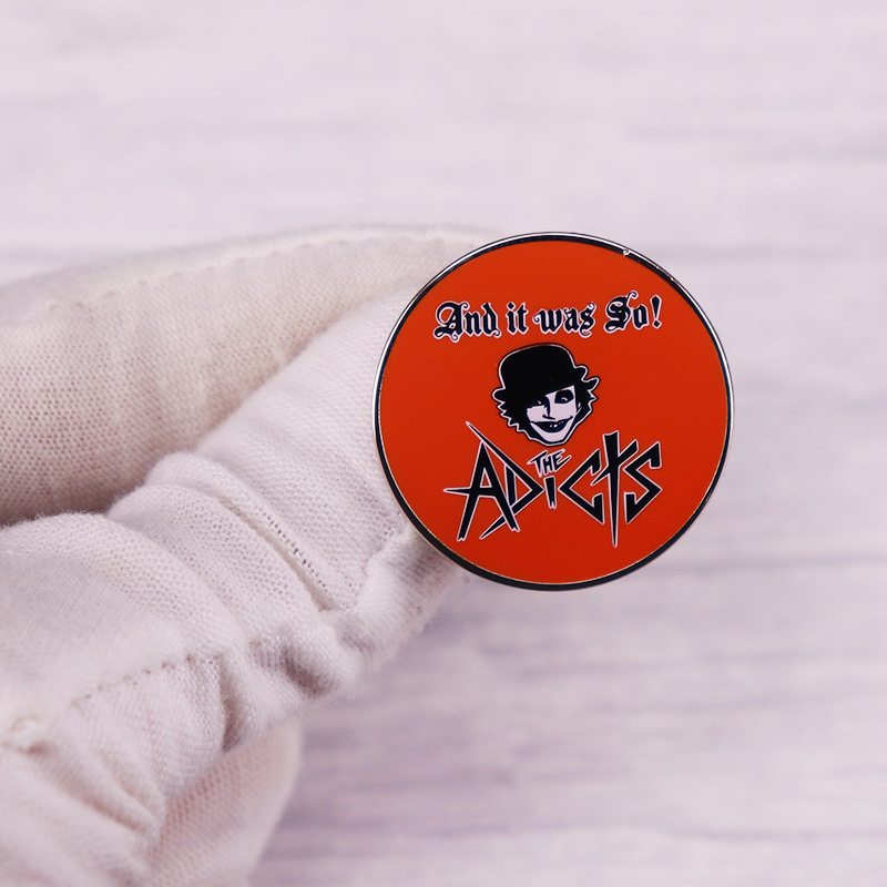 Vintage Collectible Pins - The-Adicts emaliowana przypinka Vintage zespół rockowy