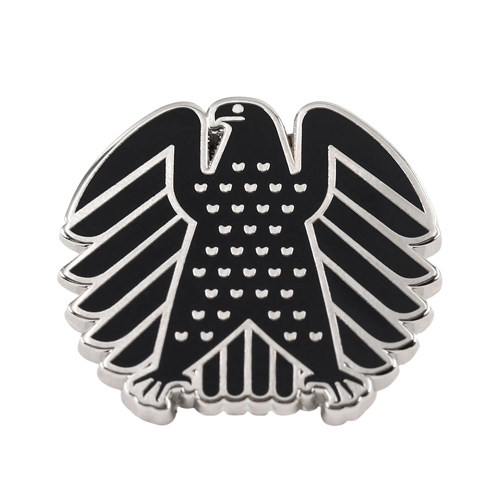 Vintage Collectible Pins - Niemiecka Federalna Broszka Black Hawk Symbol