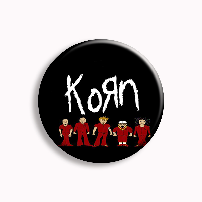 Hip Hop Korn Music Rock Band C – Vintage Collectible Pins recenzja i cena
